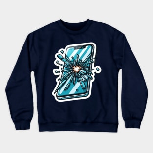 Broken Phone Crewneck Sweatshirt